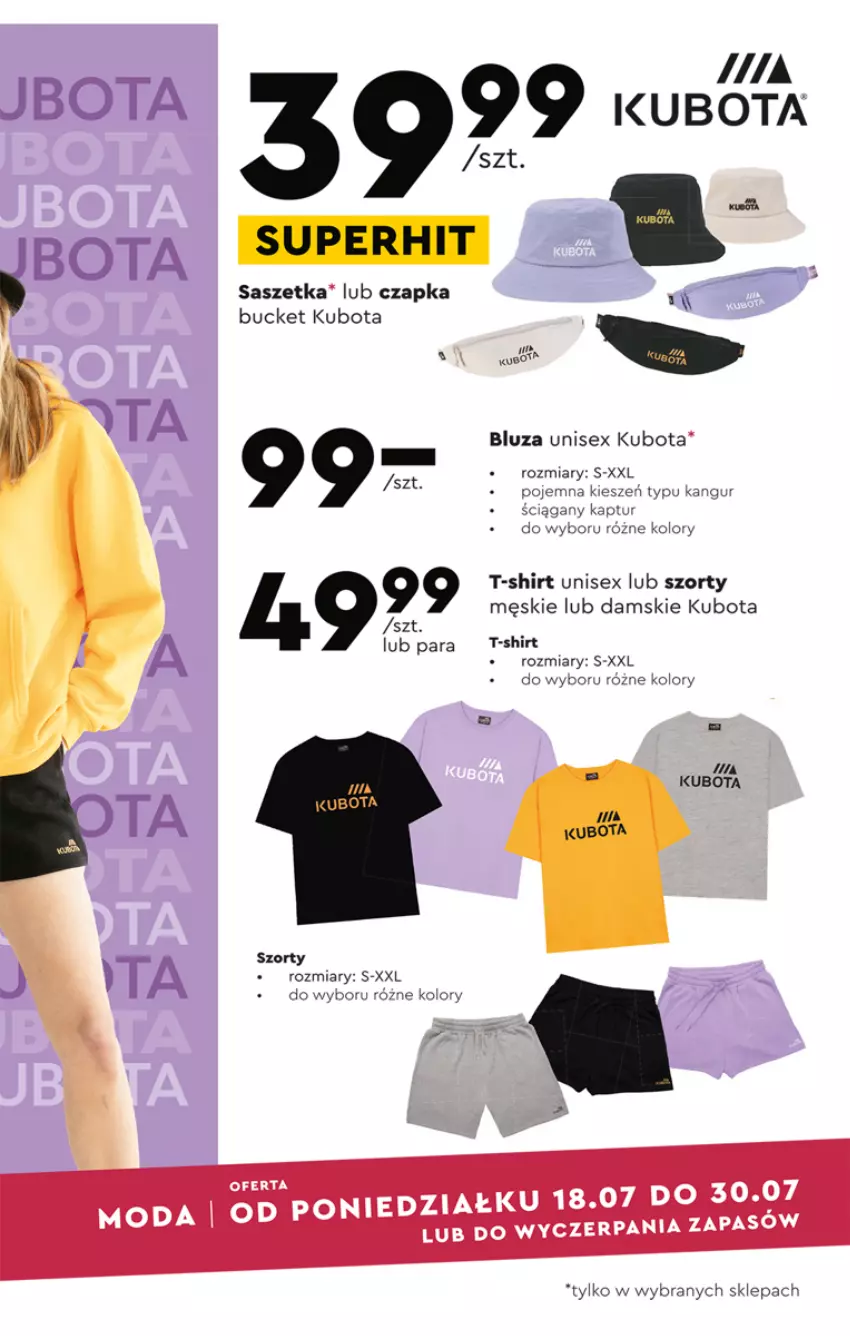 Gazetka promocyjna Biedronka - ważna 18.07 do 03.08.2022 - strona 3 - produkty: Bluza, Fa, Moda, Szorty, T-shirt