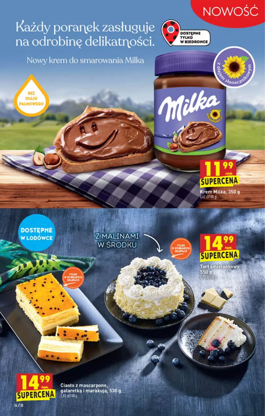 Gazetka promocyjna Biedronka - W tym tygodniu - ważna 01.07 do 07.07.2021 - strona 34 - produkty: Mascarpone, Milka, Por