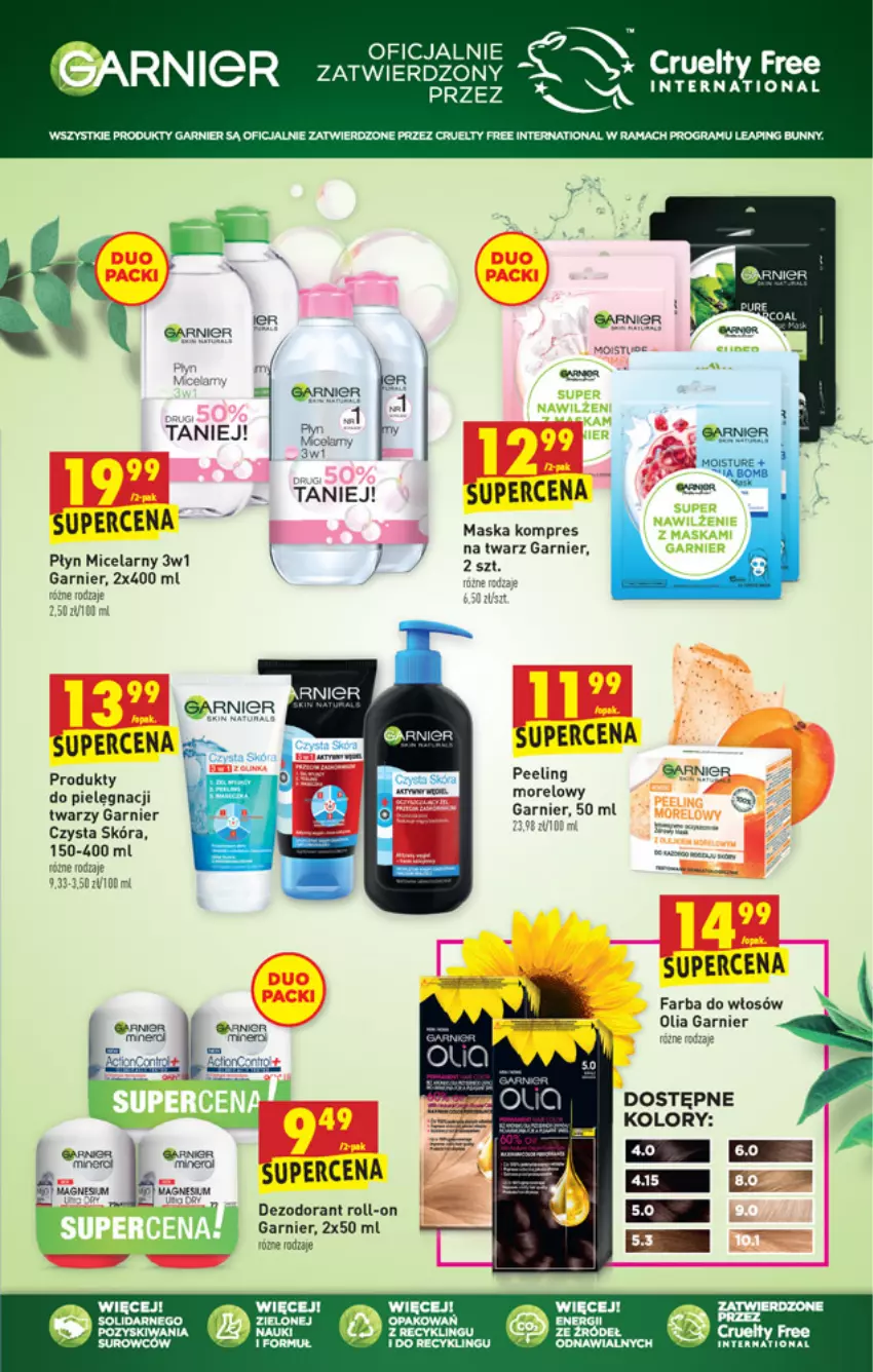 Gazetka promocyjna Biedronka - W tym tygodniu - ważna 01.07 do 07.07.2021 - strona 47 - produkty: Dezodorant, Fa, Farba do włosów, Garnier, Gra, Maska, Peeling, Płyn micelarny, Rama