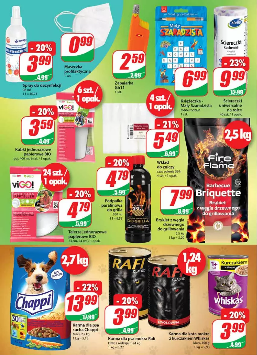 Gazetka promocyjna Dino - Gazetka - ważna 23.06 do 29.06.2021 - strona 22 - produkty: Chappi, Grill, Kurczak, Mars, Papier, Whiskas, Znicz