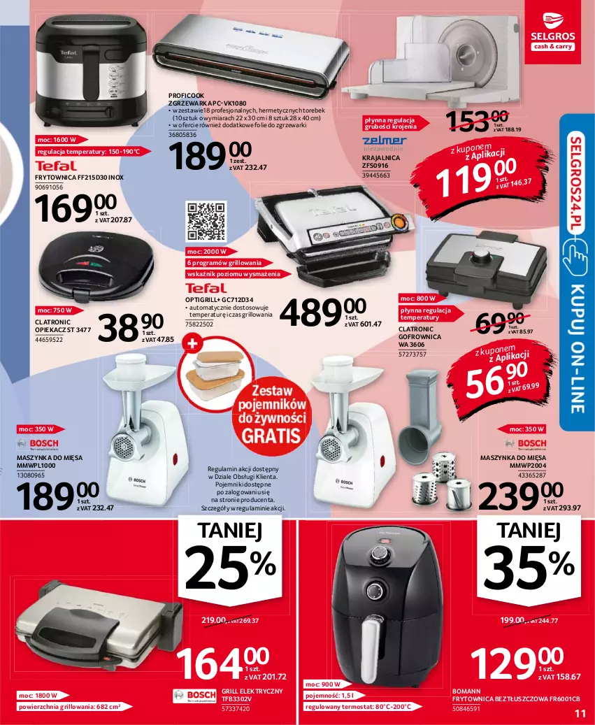 Gazetka promocyjna Selgros - Oferta przemysłowa - ważna 30.09 do 13.10.2021 - strona 11 - produkty: Gofrownica, Gra, Grill, Maszynka, Pojemnik, Szynka, Termos, Warka