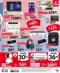 Gazetka promocyjna Selgros - Oferta przemysłowa - Gazetka - ważna od 13.10 do 13.10.2021 - strona 5 - produkty: Kamera internetowa, Sok, Ser, Gra, Notebook, Pendrive, Rust, Słuchawki, Mikrofon, Tablet, Kosz, Niszczarka, TP-Link, Kamera, Urządzenie wielofunkcyjne, Procesor, Drukarka, Monitor, Smartfon, Intel, LG, HP, Fa