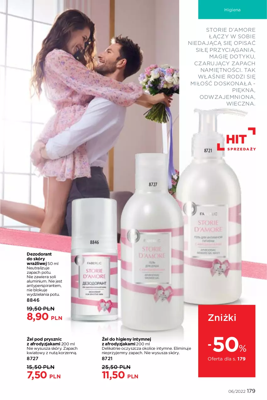 Gazetka promocyjna Faberlic - ważna 04.04 do 24.04.2022 - strona 179 - produkty: Antyperspirant, Dezodorant