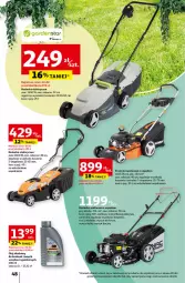 Gazetka promocyjna Auchan - Gazetka Mamy wiosnę Ale jazda! Hipermarket Auchan - Gazetka - ważna od 24.04 do 24.04.2024 - strona 48 - produkty: Top, Sok, Kosiarka spalinowa z napędem, Olej silnikowy, Kosz, Olej, Kosiarka