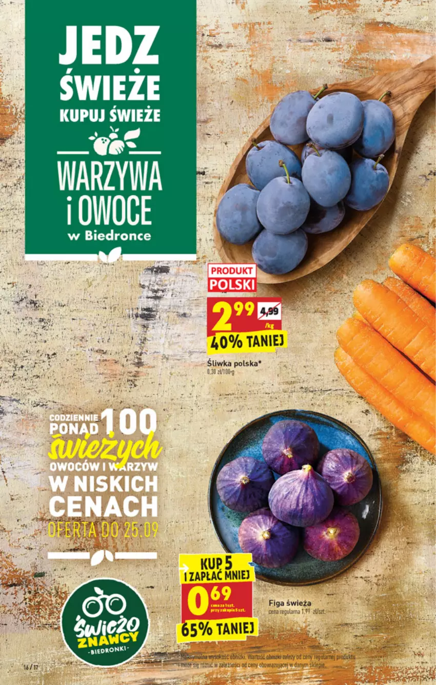 Gazetka promocyjna Biedronka - W tym tygodniu - ważna 23.09 do 29.09.2021 - strona 16 - produkty: Dron, Owoce, Wibo