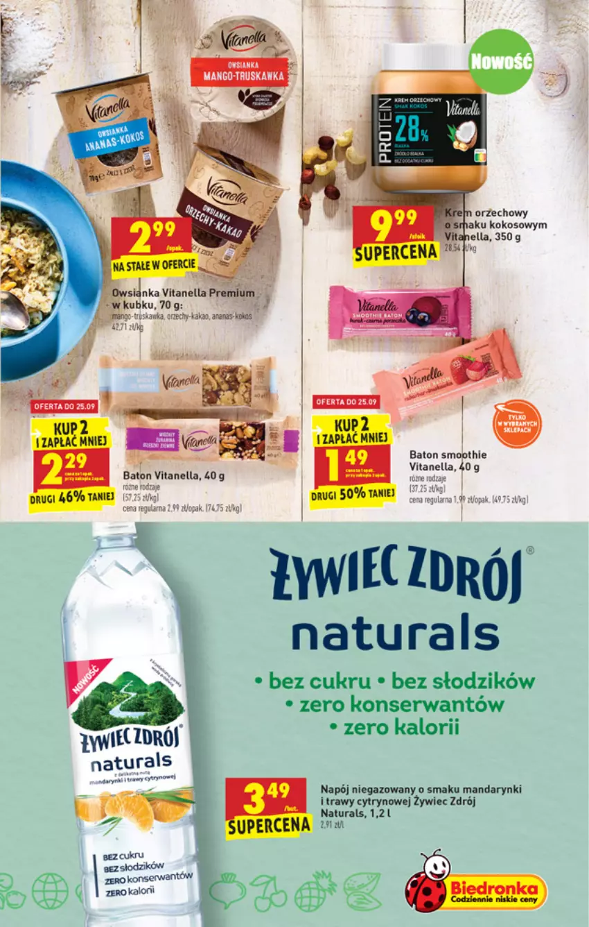 Gazetka promocyjna Biedronka - W tym tygodniu - ważna 23.09 do 29.09.2021 - strona 37 - produkty: Baton, Kokos, Mandarynki, Mango, Napój, Napój niegazowany, Pur, Ser