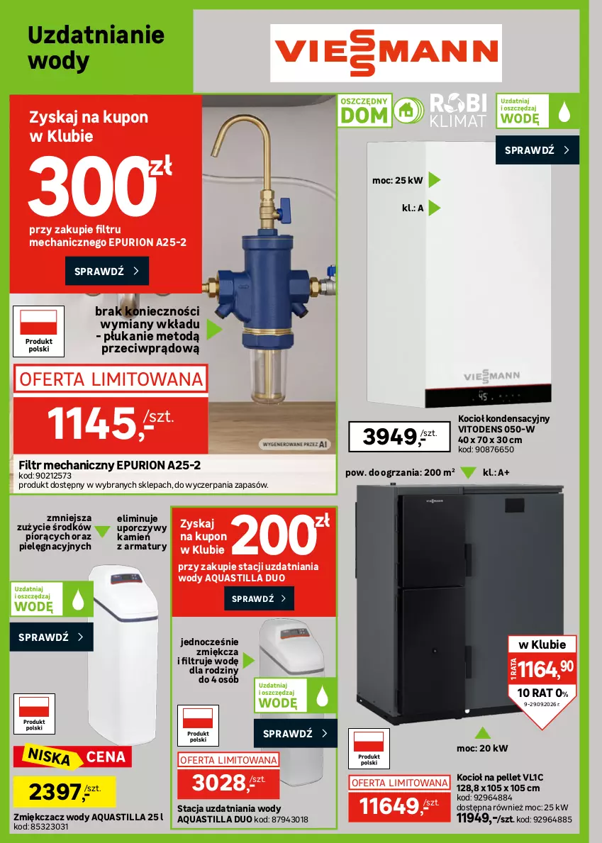 Gazetka promocyjna Leroy Merlin - Gazetka Leroy Merlin - ważna 09.09 do 29.09.2026 - strona 32 - produkty: Brykiet drzewny, Koc, Kominek, Pellet, Piec, Por, Pur