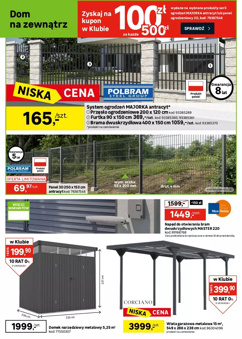 Gazetka promocyjna Leroy Merlin - Gazetka Leroy Merlin - ważna 09.09 do 29.09.2026 - strona 38 - produkty: Garaż, Kosz, Ogród, Olma, Orka, Rama, Ser, Sos