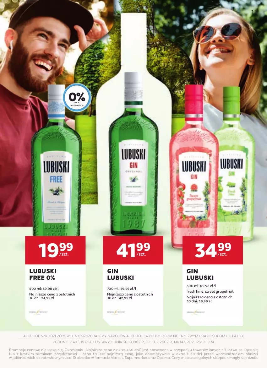 Gazetka promocyjna Stokrotka - W dobrym smaku! - ważna 16.04 do 13.05.2026 - strona 13 - produkty: Gin, Gra, Optima