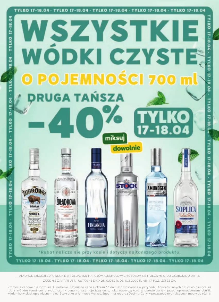 Gazetka promocyjna Stokrotka - W dobrym smaku! - ważna 16.04 do 13.05.2026 - strona 2 - produkty: Optima