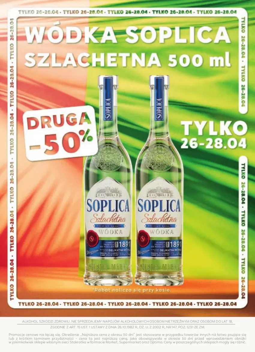 Gazetka promocyjna Stokrotka - W dobrym smaku! - ważna 16.04 do 13.05.2026 - strona 5 - produkty: Optima