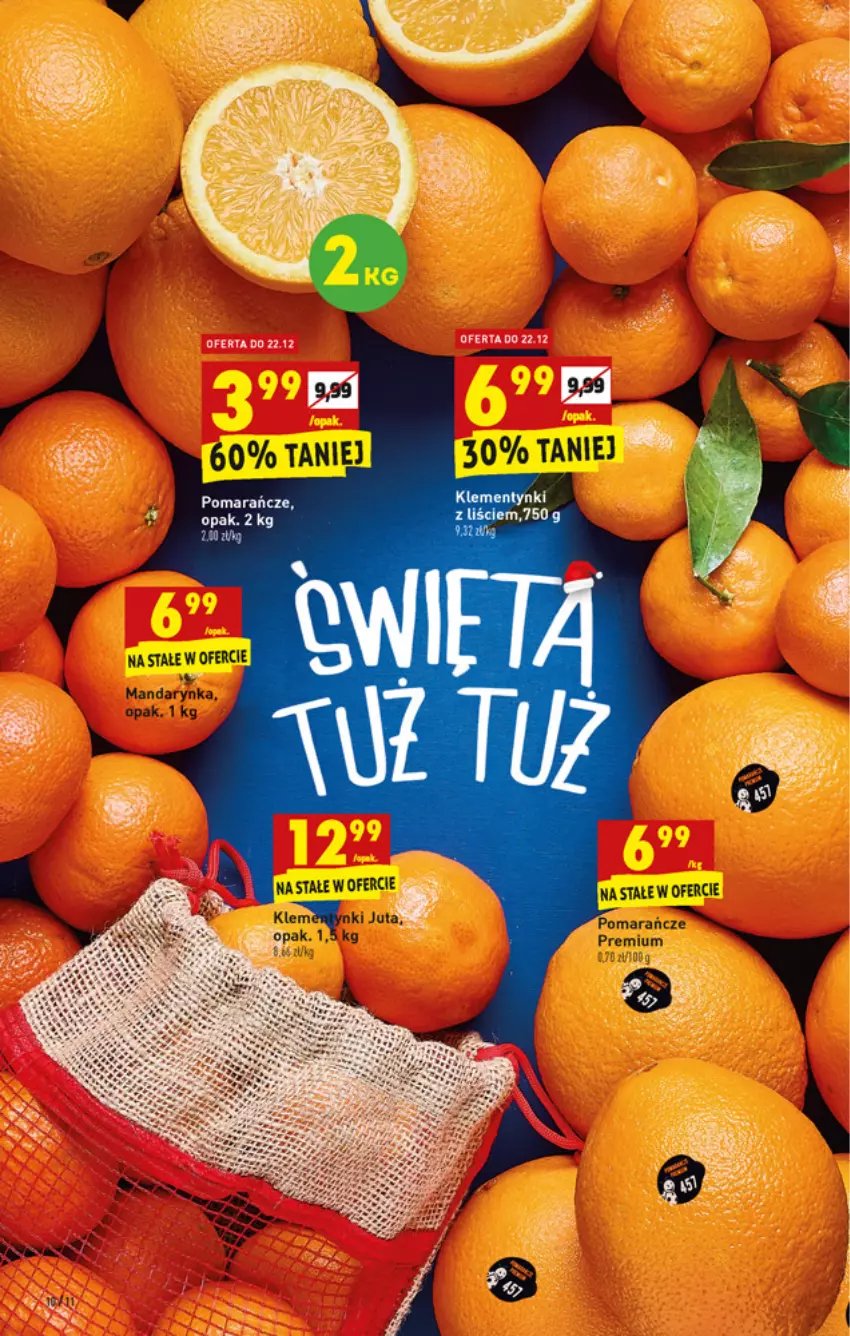 Gazetka promocyjna Biedronka - W tym tygodniu - ważna 20.12 do 24.12.2021 - strona 10 - produkty: Klementynki, Pomarańcze