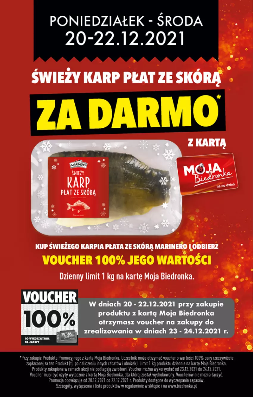 Gazetka promocyjna Biedronka - W tym tygodniu - ważna 20.12 do 24.12.2021 - strona 3 - produkty: Dron, Karp, Mus, Rama