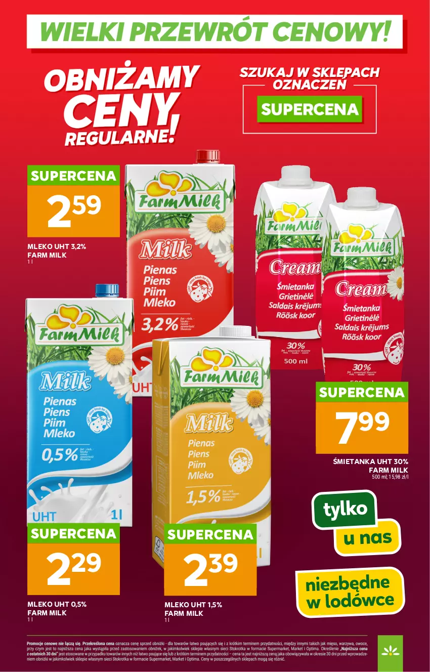 Gazetka promocyjna Stokrotka - Wielki przewrót cenowy! - ważna 14.05 do 30.06.2026 - strona 13 - produkty: Fa, Farm Milk, Mleko