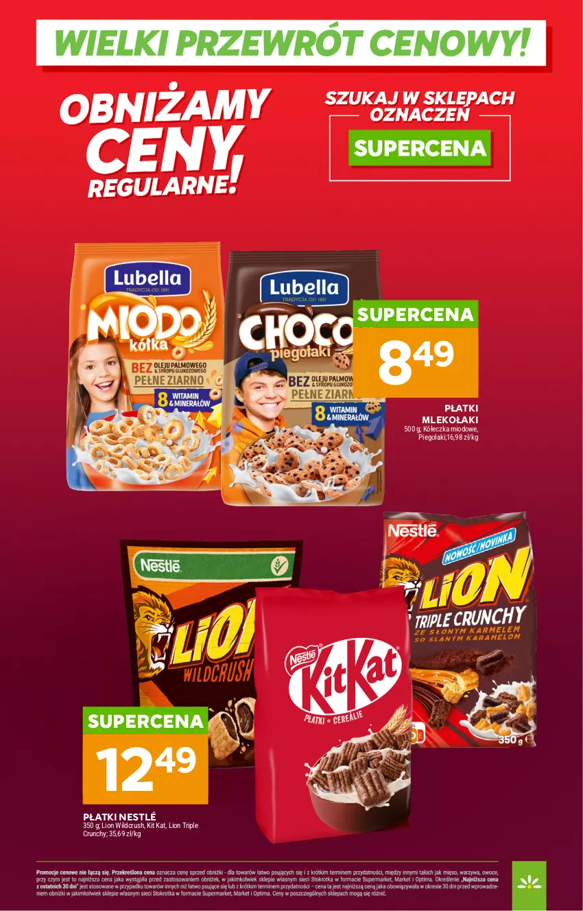 Gazetka promocyjna Stokrotka - Wielki przewrót cenowy! - ważna 14.05 do 30.06.2026 - strona 19 - produkty: Kit Kat, Lion, Mleko, Nestlé