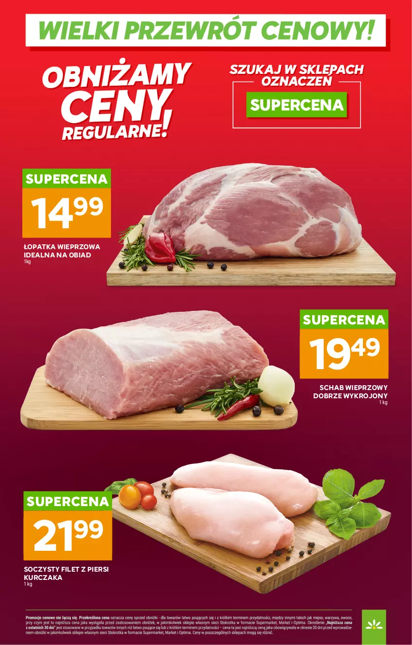 Gazetka promocyjna Stokrotka - Wielki przewrót cenowy! - ważna 14.05 do 30.06.2026 - strona 4 - produkty: Filet z piersi kurczaka, Kurczak, Schab wieprzowy