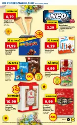 Gazetka promocyjna Lidl - GAZETKA - Gazetka - ważna od 16.03 do 16.03.2022 - strona 41 - produkty: Ciastka, Kamyki arachidowe, Jutrzenka, Dr Gerard, Lody, Herbatniki, Grześki, Ciepłe lody, Kakao, Kinder, Kokos