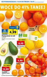 Gazetka promocyjna Lidl - GAZETKA - Gazetka - ważna od 16.03 do 16.03.2022 - strona 9 - produkty: Mandarynki, Sok, Pomarańcze, LUSTi