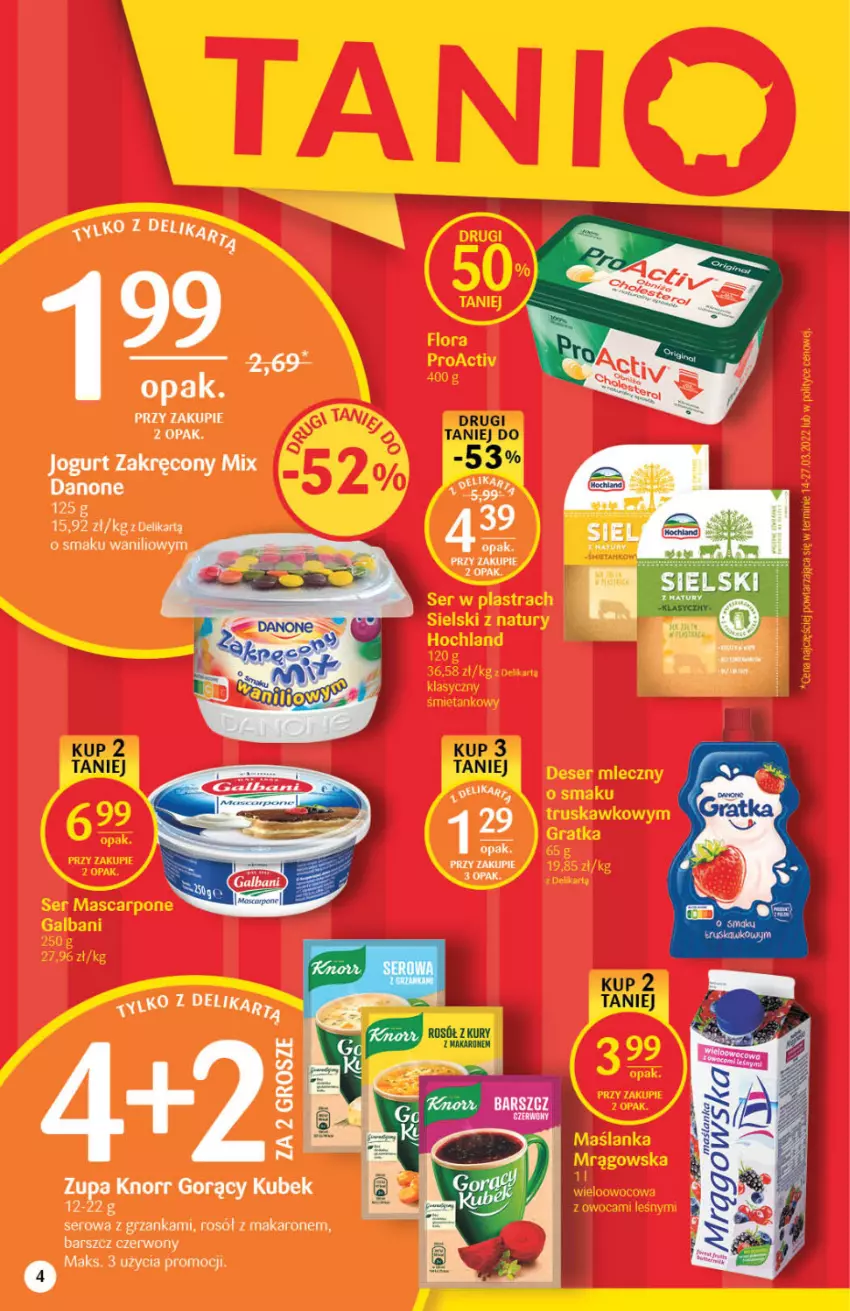 Gazetka promocyjna Delikatesy Centrum - Gazetka DC21 - ważna 02.06 do 08.06.2022 - strona 3 - produkty: Jogurt, Knorr, Kubek, Makaron, Rosół