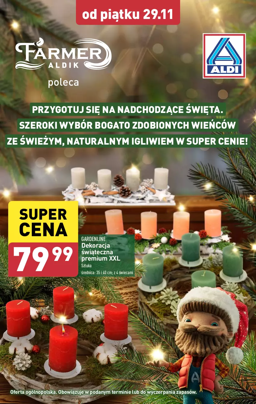 Gazetka promocyjna Aldi - Farmer ALDIK poleca świeże owoce i warzywa - ważna 25.11 do 30.11.2024 - strona 11 - produkty: Dekoracja świąteczna