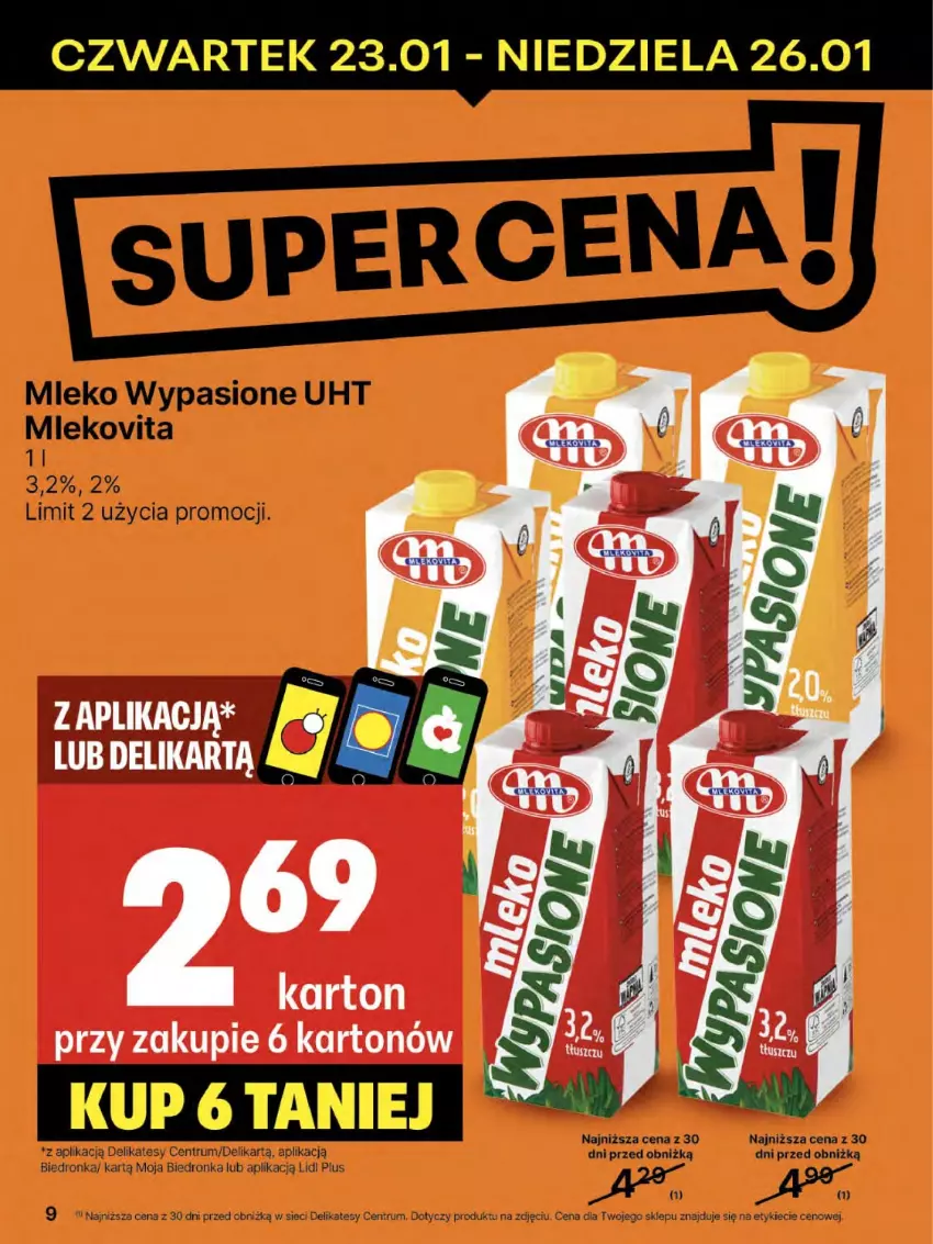 Gazetka promocyjna Delikatesy Centrum - NOWA GAZETKA Delikatesy Centrum od 23 stycznia! 23-29.01.2025 - ważna 23.01 do 29.01.2025 - strona 9 - produkty: Dron, Mleko, Mlekovita, Rum